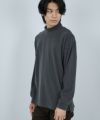 NAVY MAC HEAT シルキータッチモックネックTシャツ メンズ商品サムネイル-8