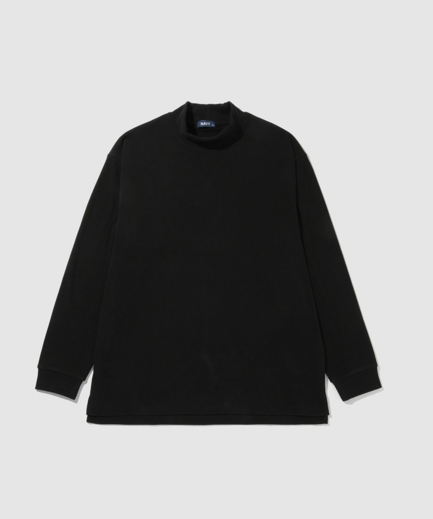 NAVY  MAC HEAT シルキータッチモックネックTシャツ メンズ商品サムネイル-19