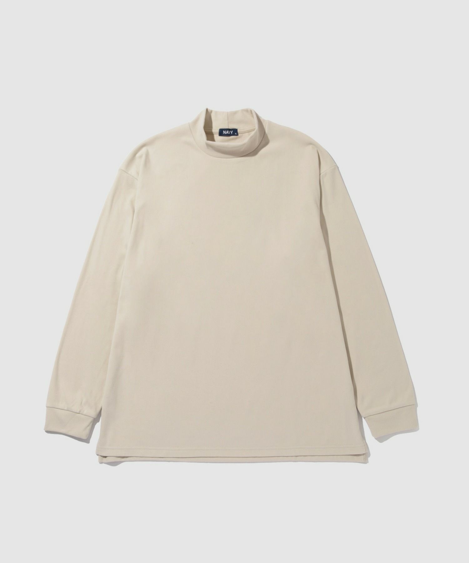NAVY  MAC HEAT シルキータッチモックネックTシャツ メンズ商品サムネイル-20