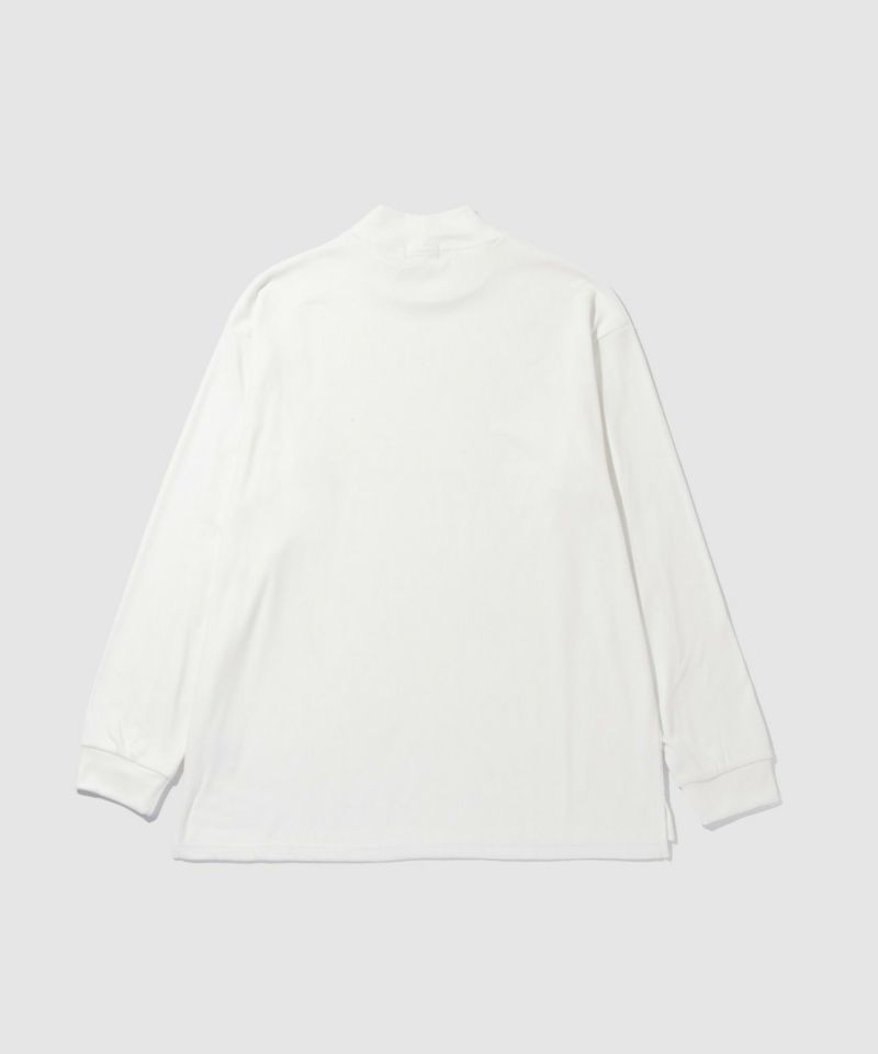 NAVY MAC HEAT シルキータッチモックネックTシャツ メンズ商品画像-21