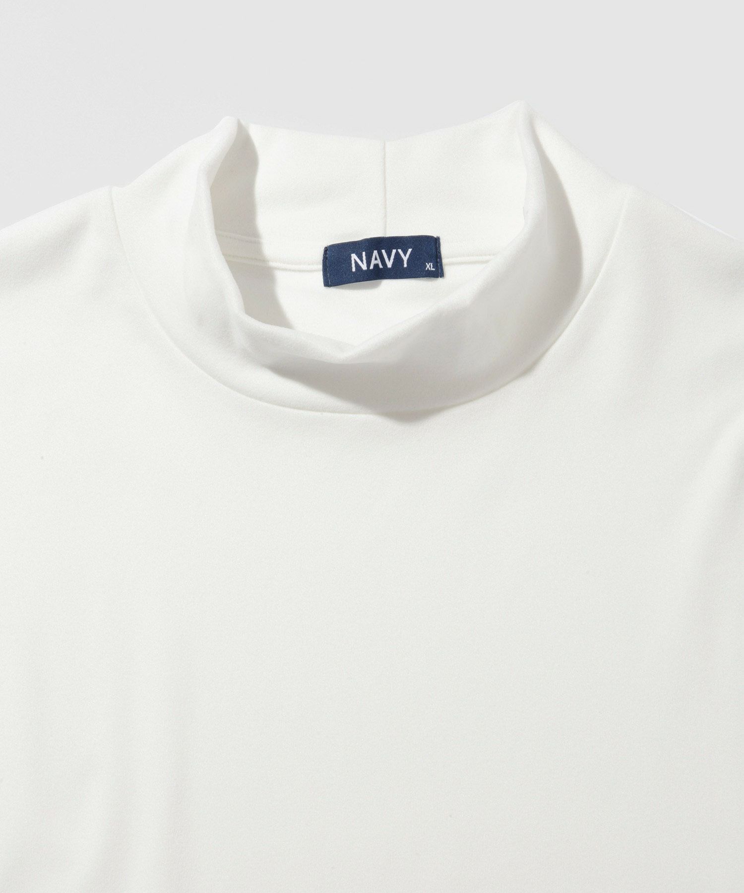NAVY  MAC HEAT シルキータッチモックネックTシャツ メンズ商品サムネイル-22