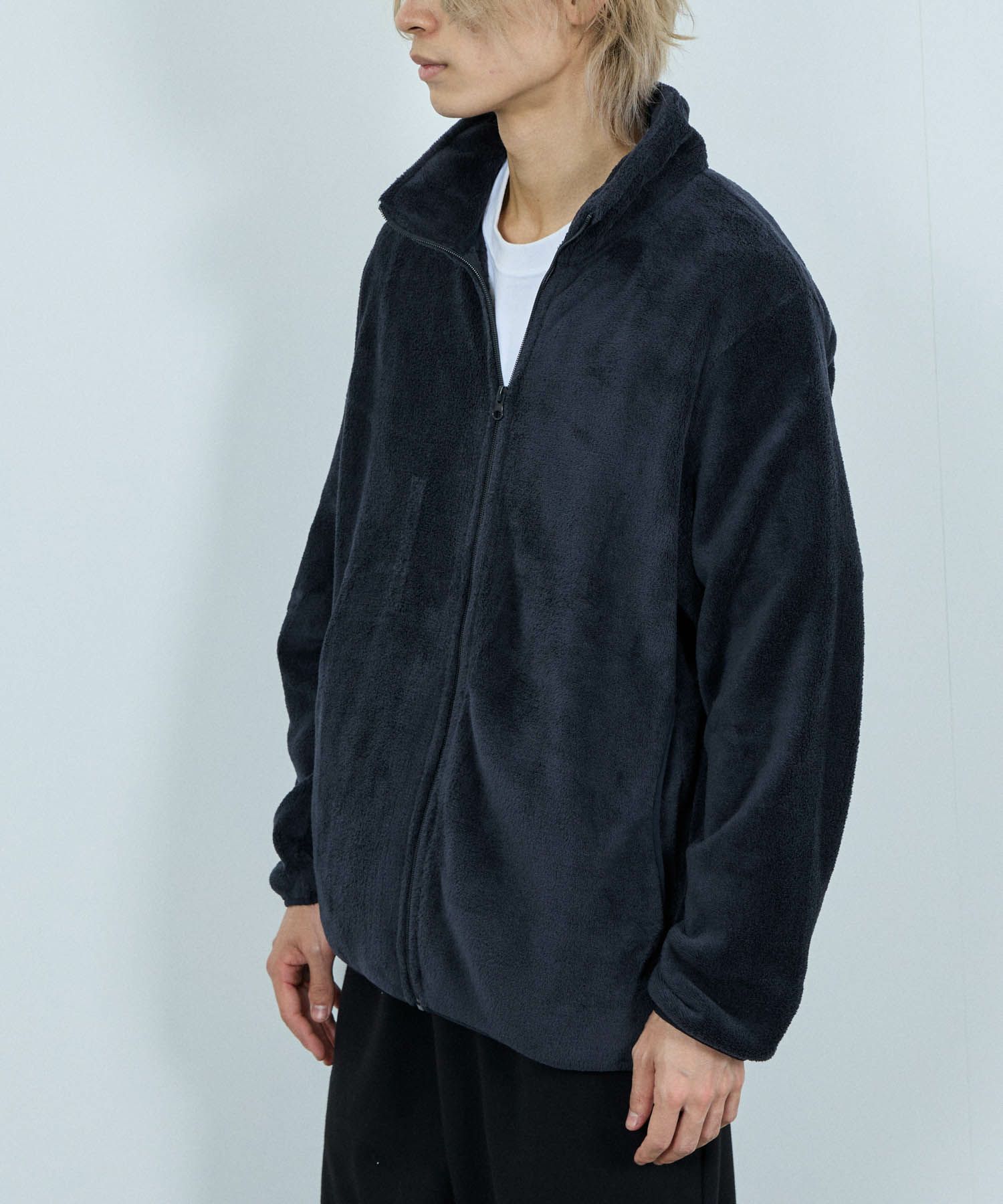 [値下げ]NAVY  シャギーフリースジップジャケット メンズ商品サムネイル-15