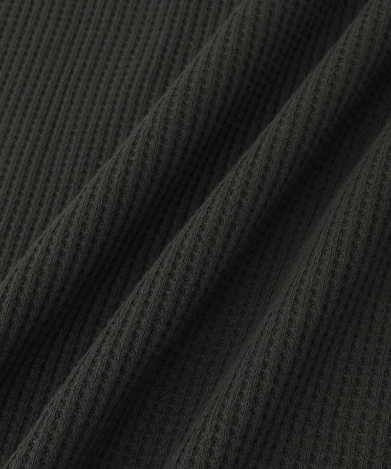 nAvy  リラックスフィット ワッフルクルーネック長袖Tシャツ レディース メール便 対応商品商品画像-8