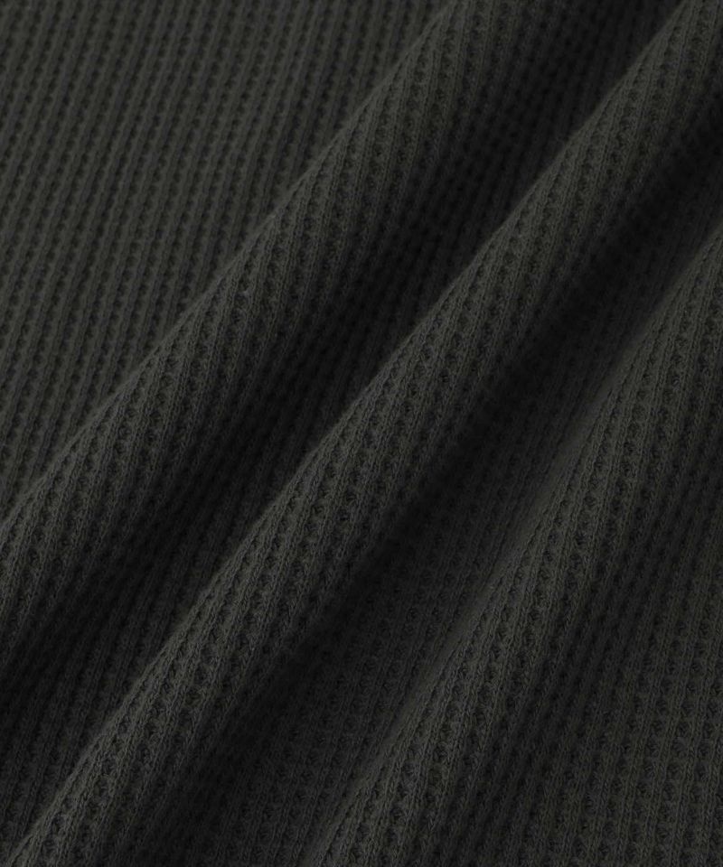 [値下げ]nAvy  リラックスフィット ワッフルクルーネック長袖Tシャツ レディース メール便 対応商品商品画像-28