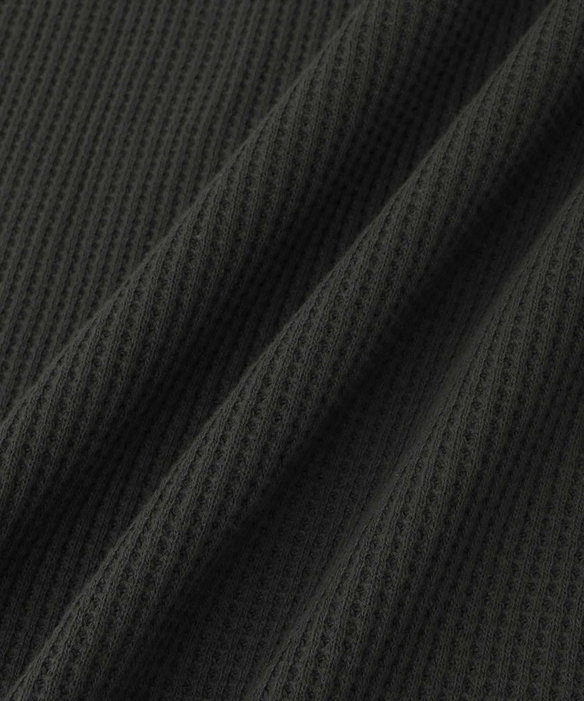 nAvy リラックスフィット ワッフルクルーネック長袖Tシャツ レディース メール便 対応商品