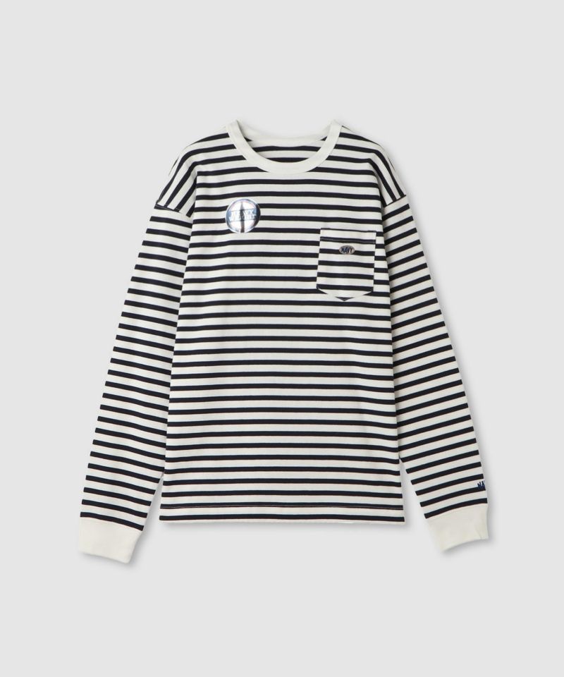 nAvy  リラックスフィット ヘビーウェイト長袖Tシャツ レディース メール便 対応商品商品画像-4