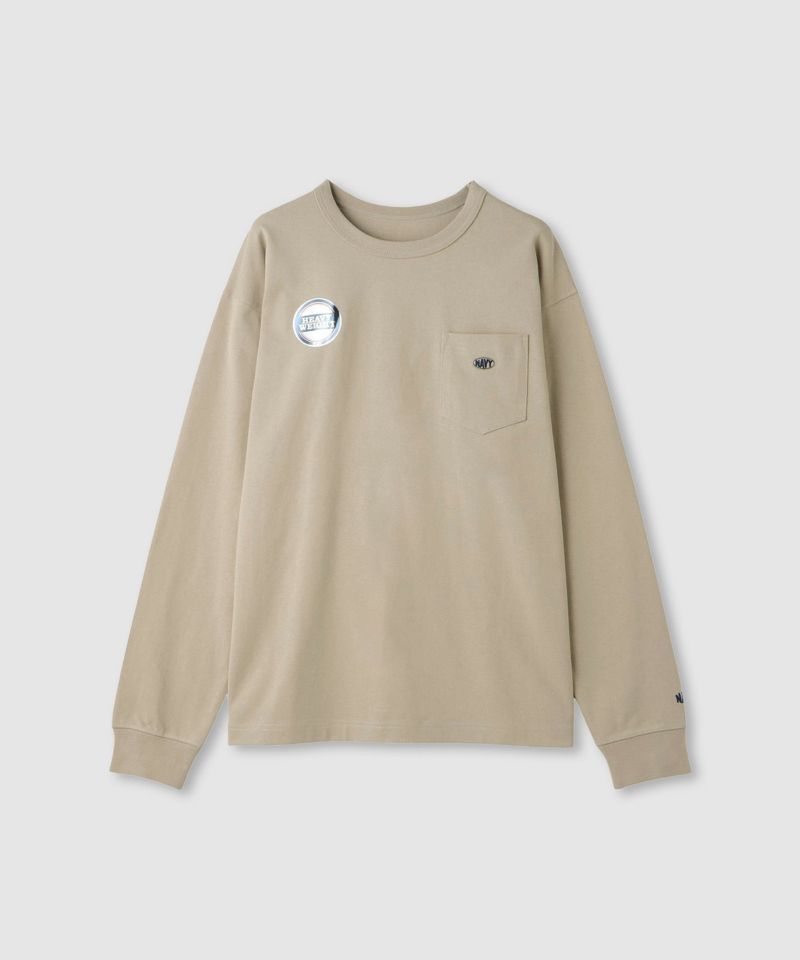 nAvy  リラックスフィット ヘビーウェイト長袖Tシャツ レディース メール便 対応商品商品画像-5