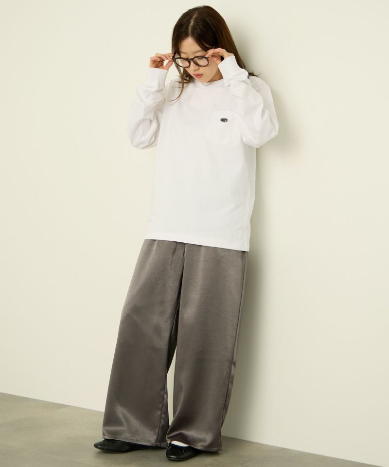 nAvy  リラックスフィット ヘビーウェイト長袖Tシャツ レディース メール便 対応商品商品画像-9