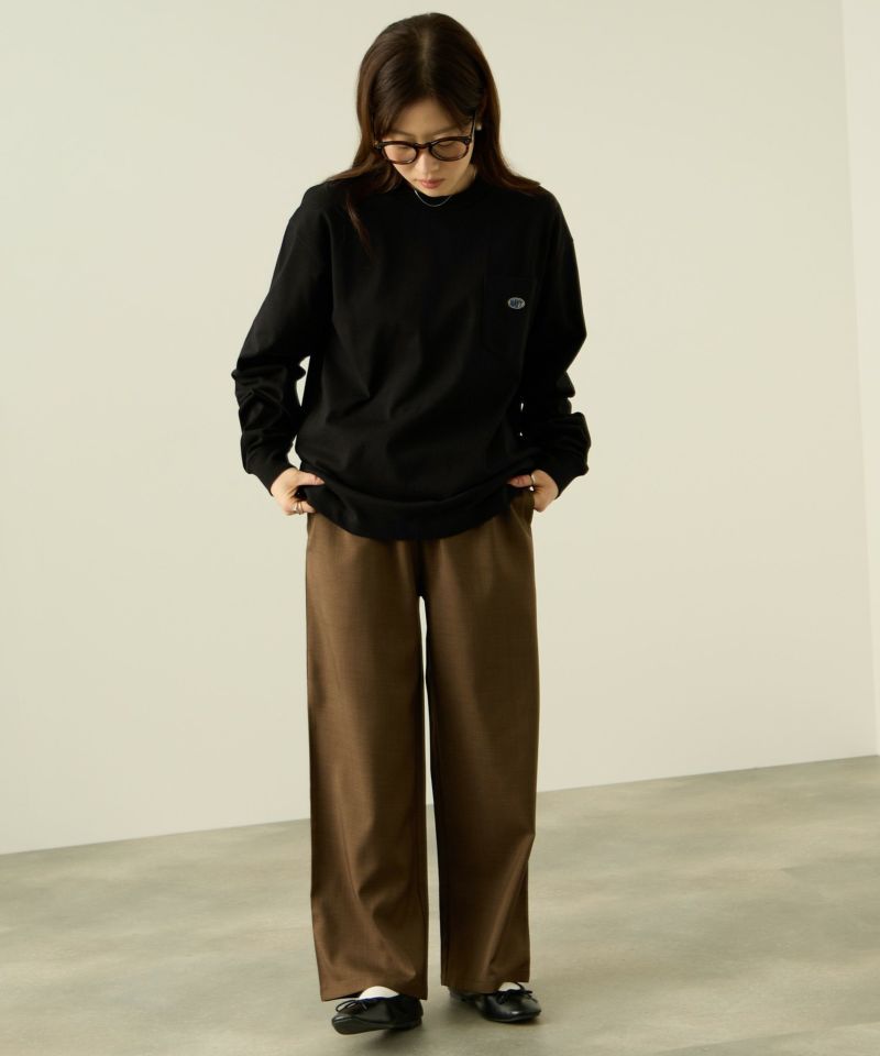 nAvy  リラックスフィット ヘビーウェイト長袖Tシャツ レディース メール便 対応商品商品画像-13