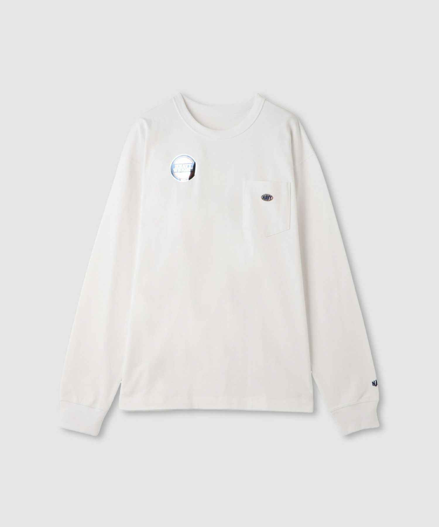 nAvy リラックスフィット ヘビーウェイト長袖Tシャツ レディース メール便 対応商品