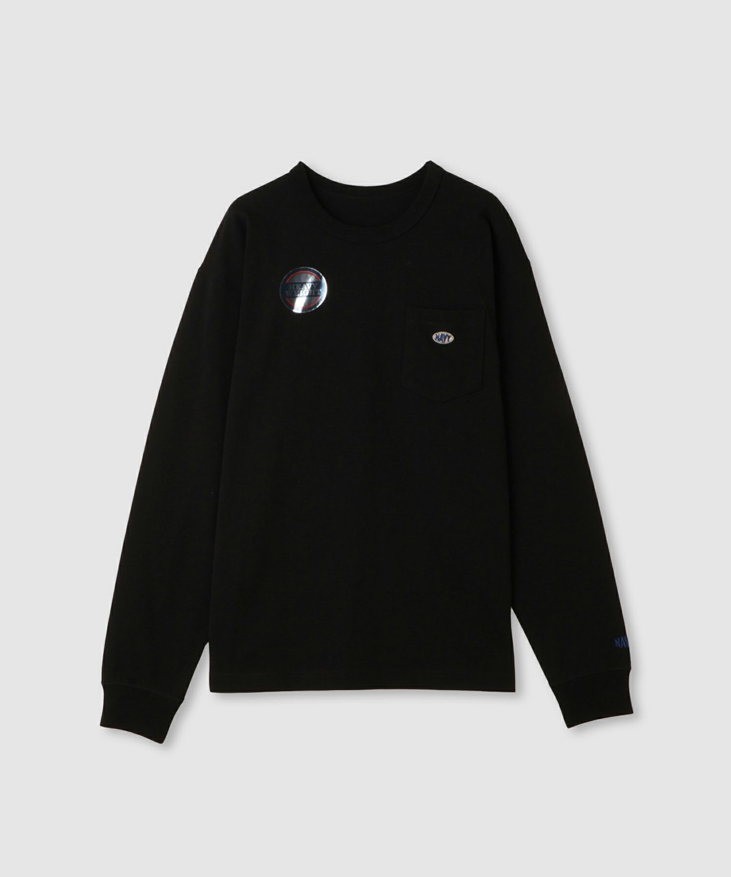 nAvy リラックスフィット ヘビーウェイト長袖Tシャツ レディース メール便 対応商品