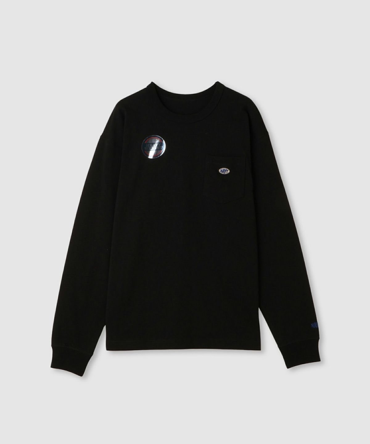 nAvy リラックスフィット ヘビーウェイト長袖Tシャツ レディース メール便 対応商品