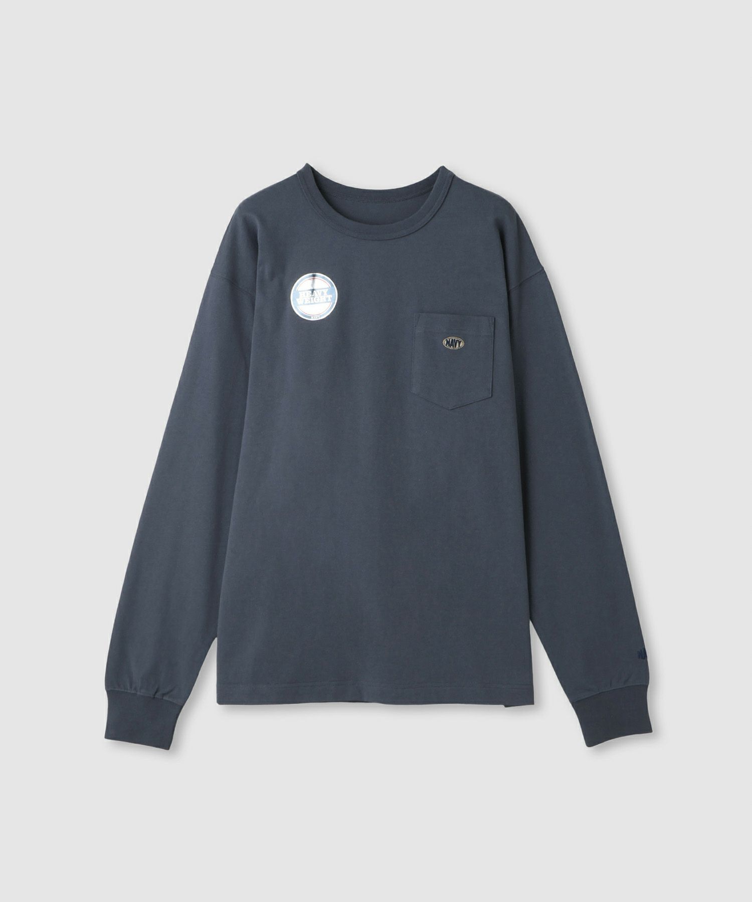 nAvy リラックスフィット ヘビーウェイト長袖Tシャツ レディース メール便 対応商品