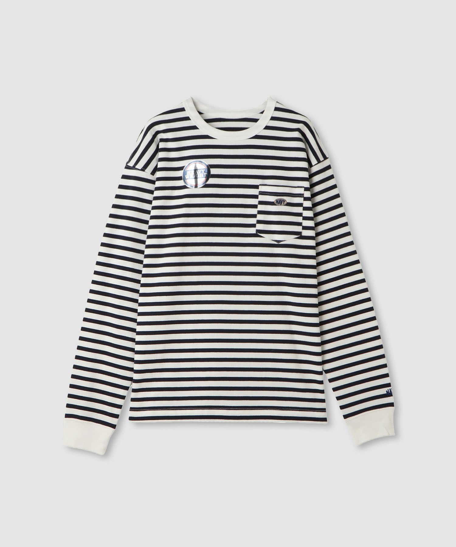 nAvy リラックスフィット ヘビーウェイト長袖Tシャツ レディース メール便 対応商品