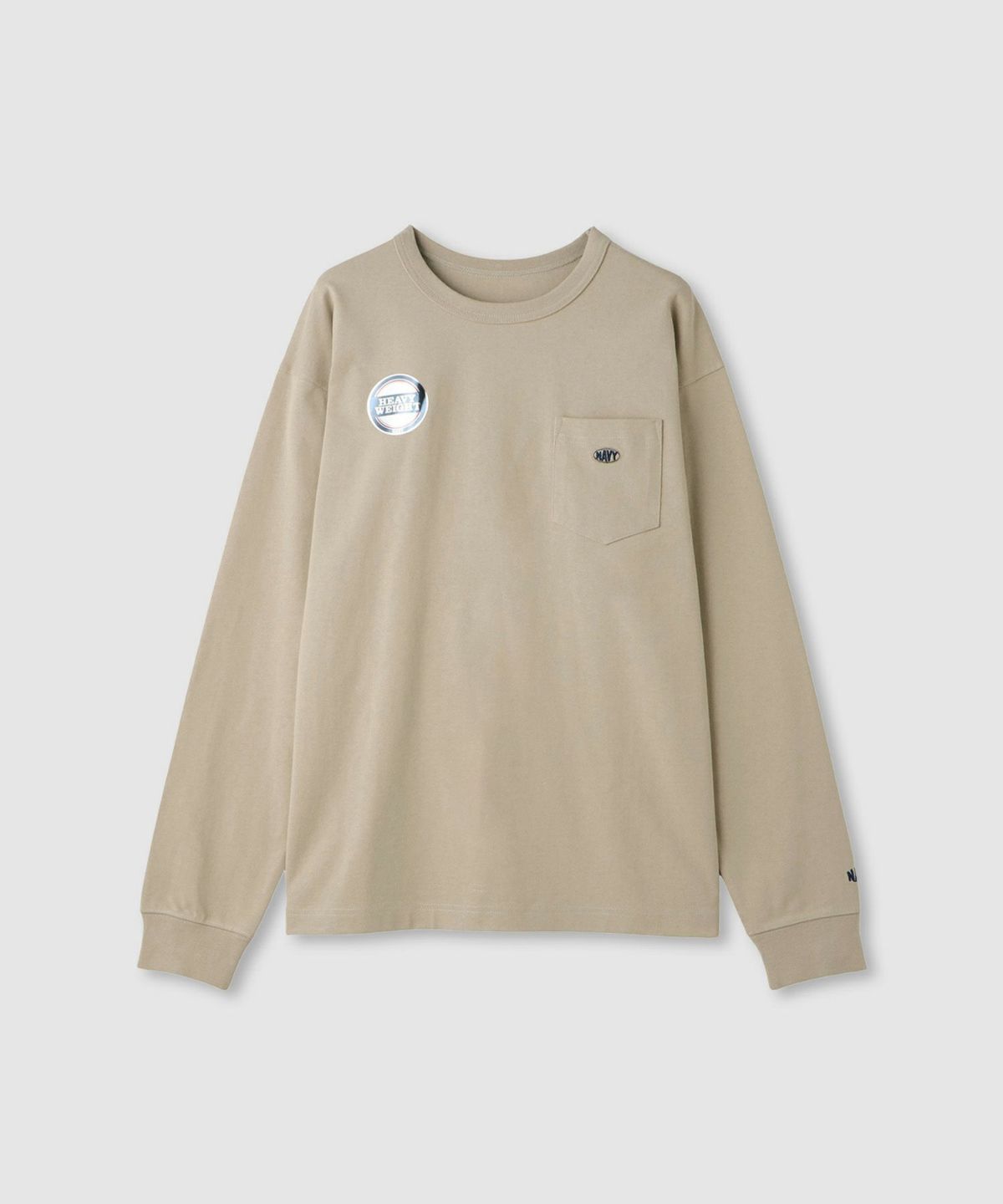 nAvy リラックスフィット ヘビーウェイト長袖Tシャツ レディース メール便 対応商品