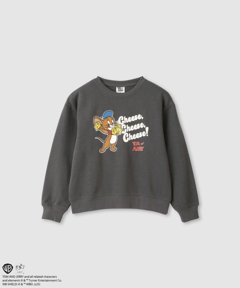 Tom and Jerry ビンテージ調プリントトレーナー キッズ商品画像-1
