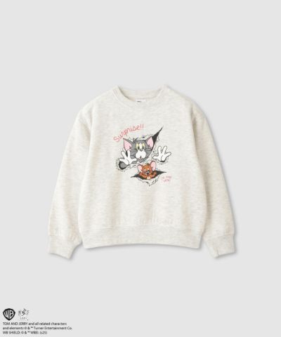 Tom and Jerry 裏起毛プリントトレーナー キッズ