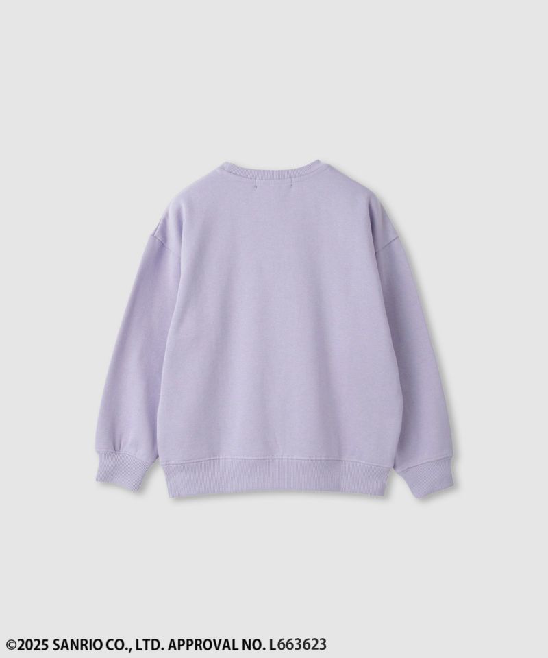 サンリオキャラクターズ クロミ 立体調アート裏起毛トレーナー キッズ商品画像-2