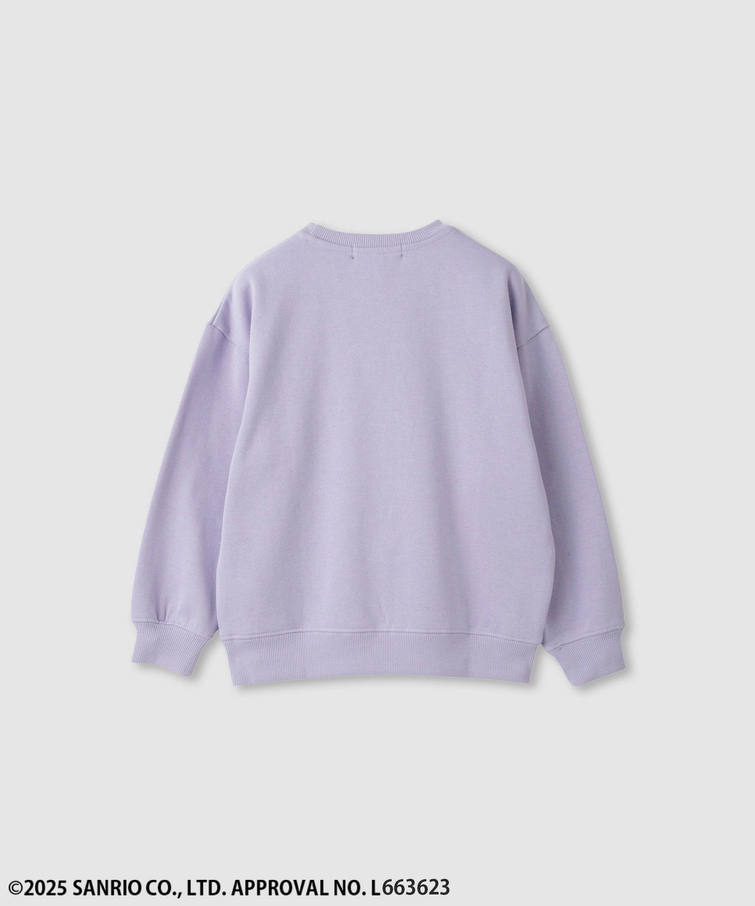 サンリオキャラクターズ クロミ 立体調アート裏起毛トレーナー キッズ