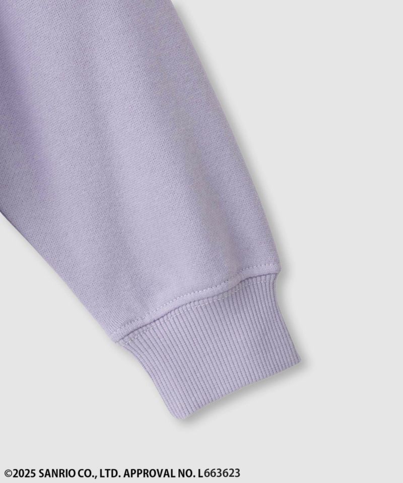 サンリオキャラクターズ クロミ 立体調アート裏起毛トレーナー キッズ商品画像-4