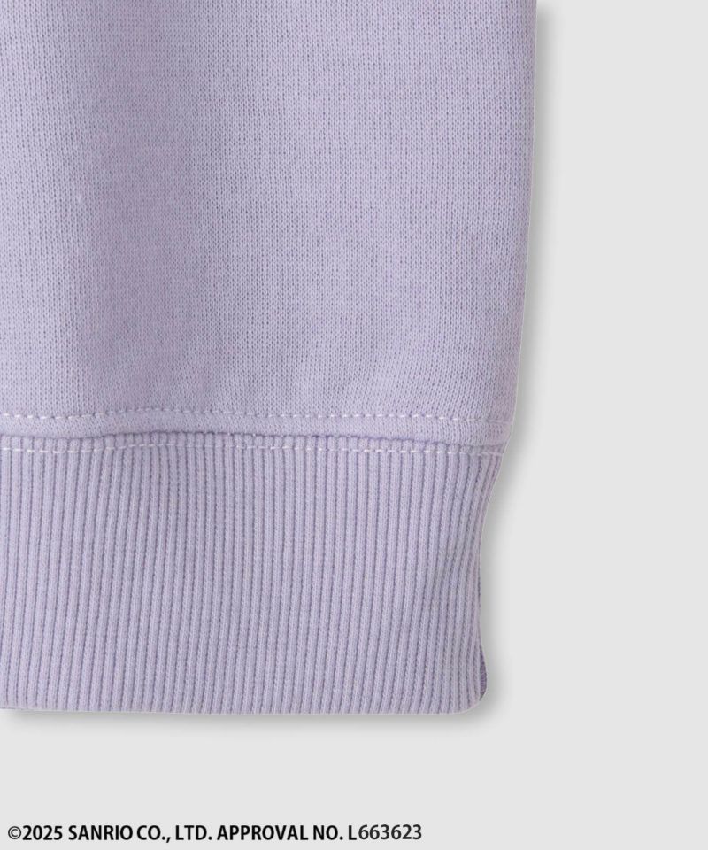 サンリオキャラクターズ クロミ 立体調アート裏起毛トレーナー キッズ商品画像-5