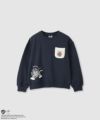 Tom and Jerry 裏起毛ポケット付きトレーナー キッズ商品サムネイル-1