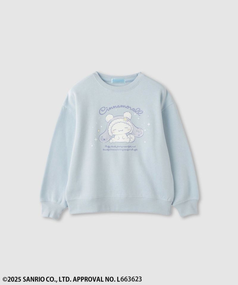 サンリオキャラクターズ シナモロール シートプリントトレーナー キッズ商品画像-1