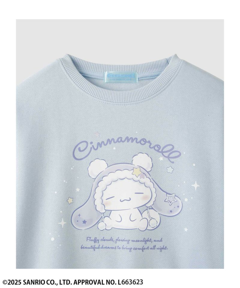 サンリオキャラクターズ シナモロール シートプリントトレーナー キッズ商品画像-3