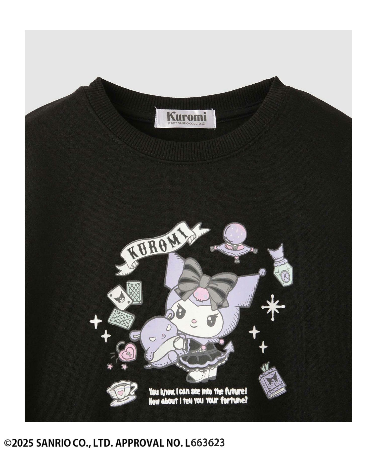 サンリオキャラクターズ クロミ 裏起毛トレーナー キッズ商品サムネイル-3