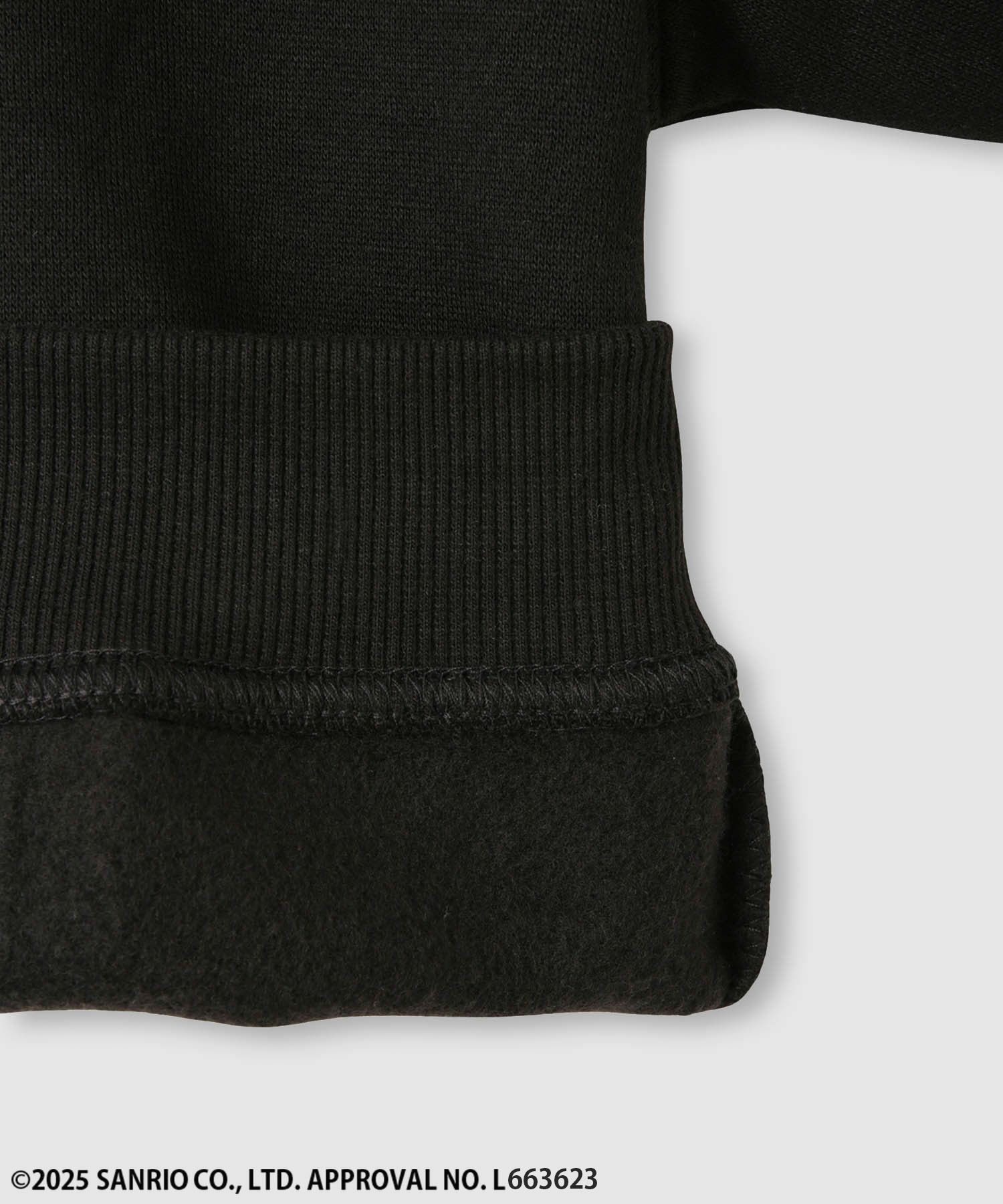 サンリオキャラクターズ クロミ 裏起毛トレーナー キッズ