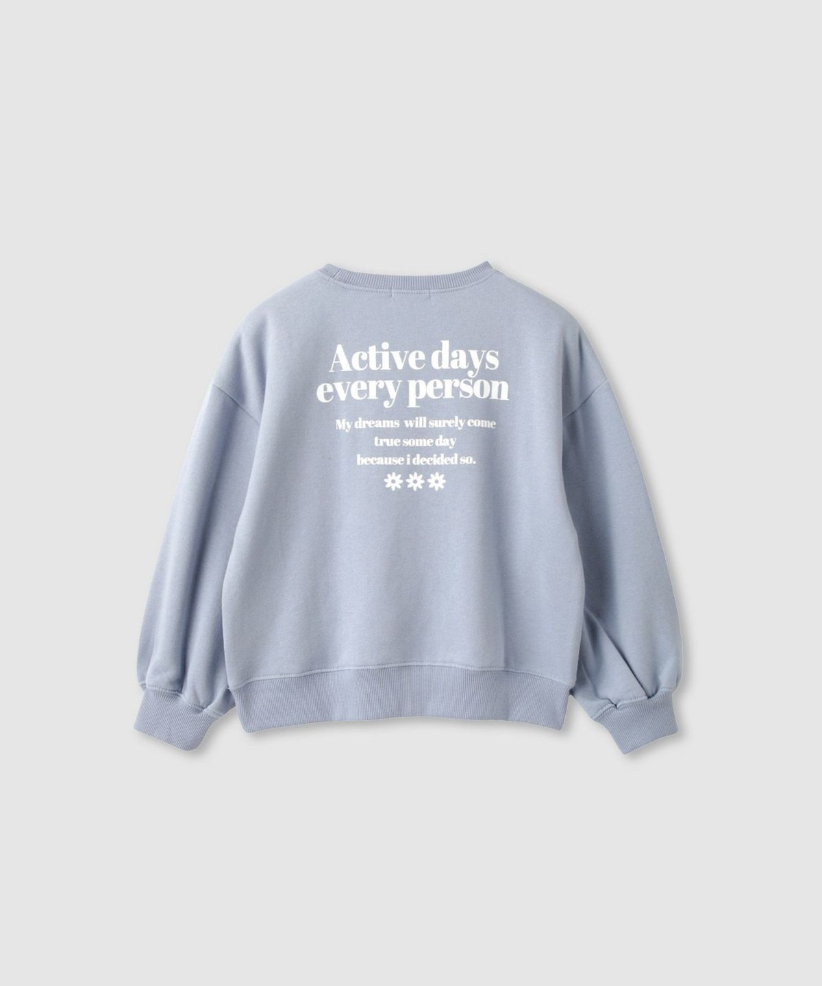 T-GRAPHICS 裏起毛ラバープリントトレーナー キッズ