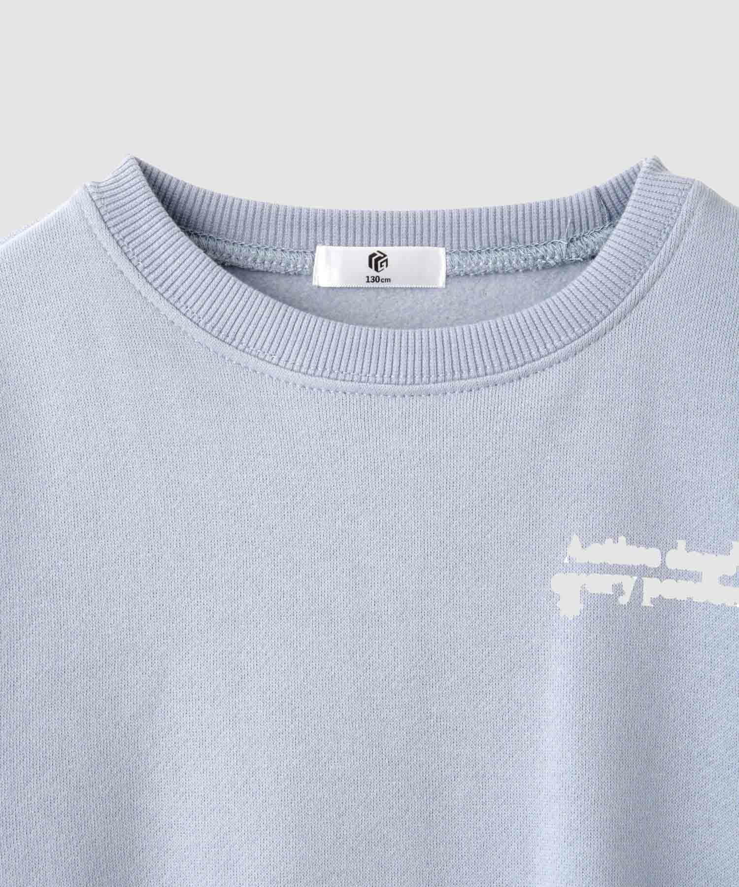 T-GRAPHICS 裏起毛ラバープリントトレーナー キッズ商品サムネイル-4