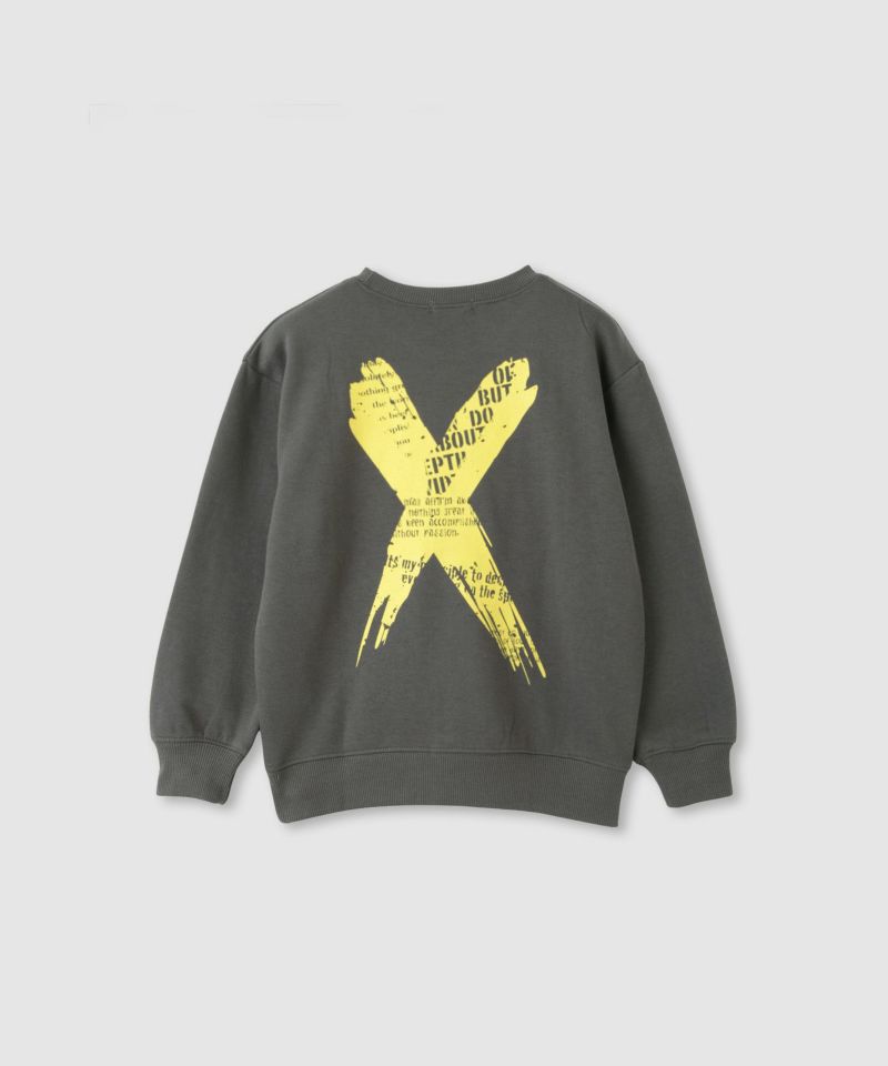 T-GRAPHICS 裏起毛ラバープリントトレーナー キッズ商品画像-1