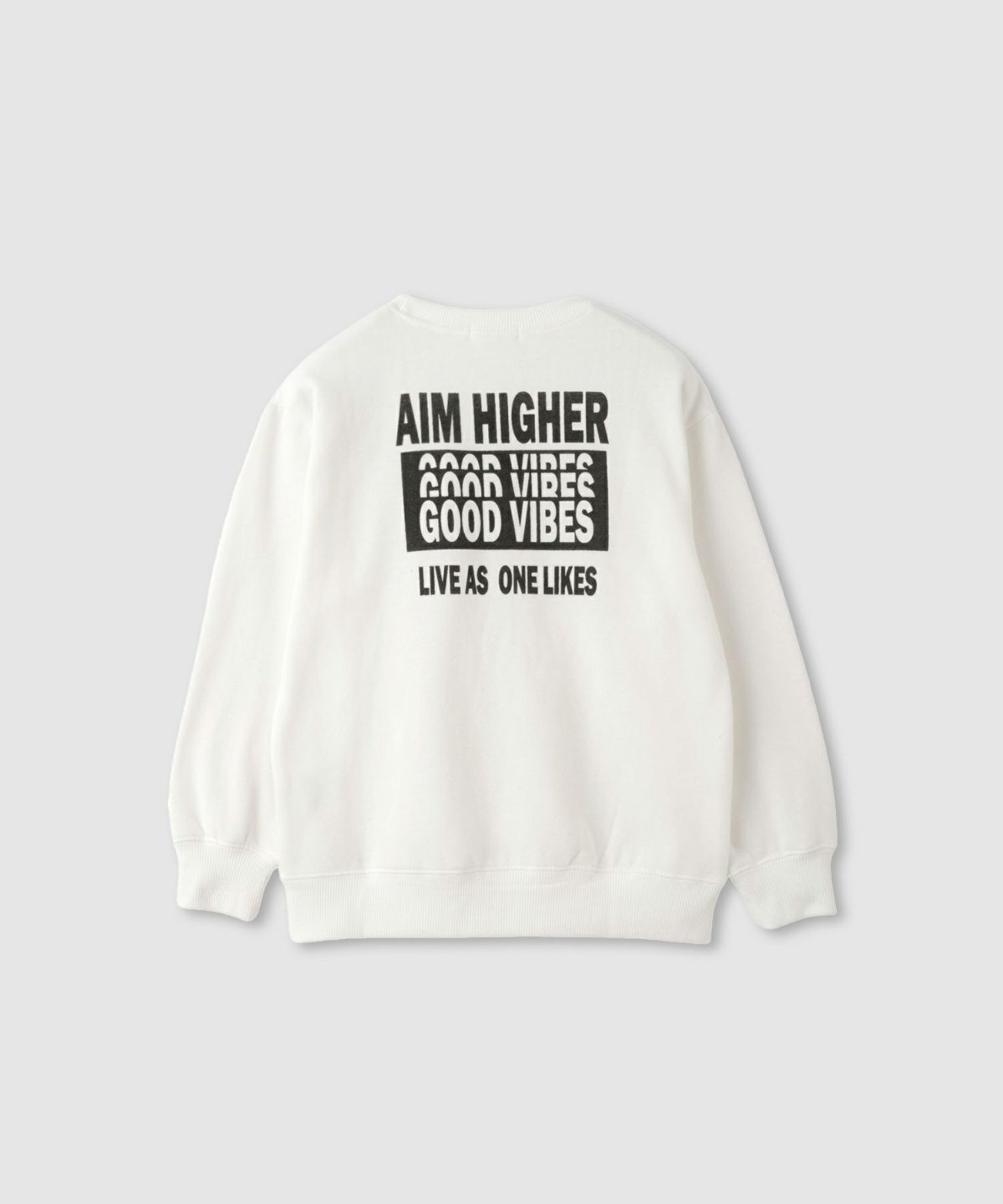 T-GRAPHICS 裏起毛ラバープリントトレーナー キッズ