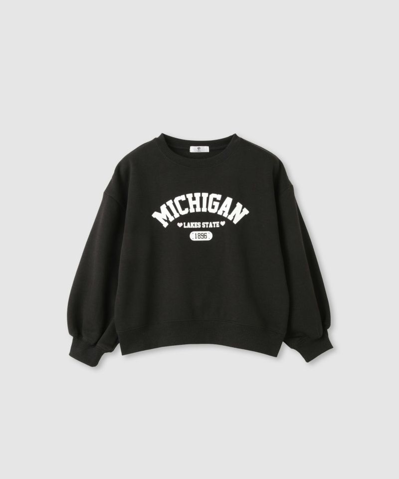 T-GRAPHICS 裏起毛ラバープリントトレーナー キッズ商品画像-1