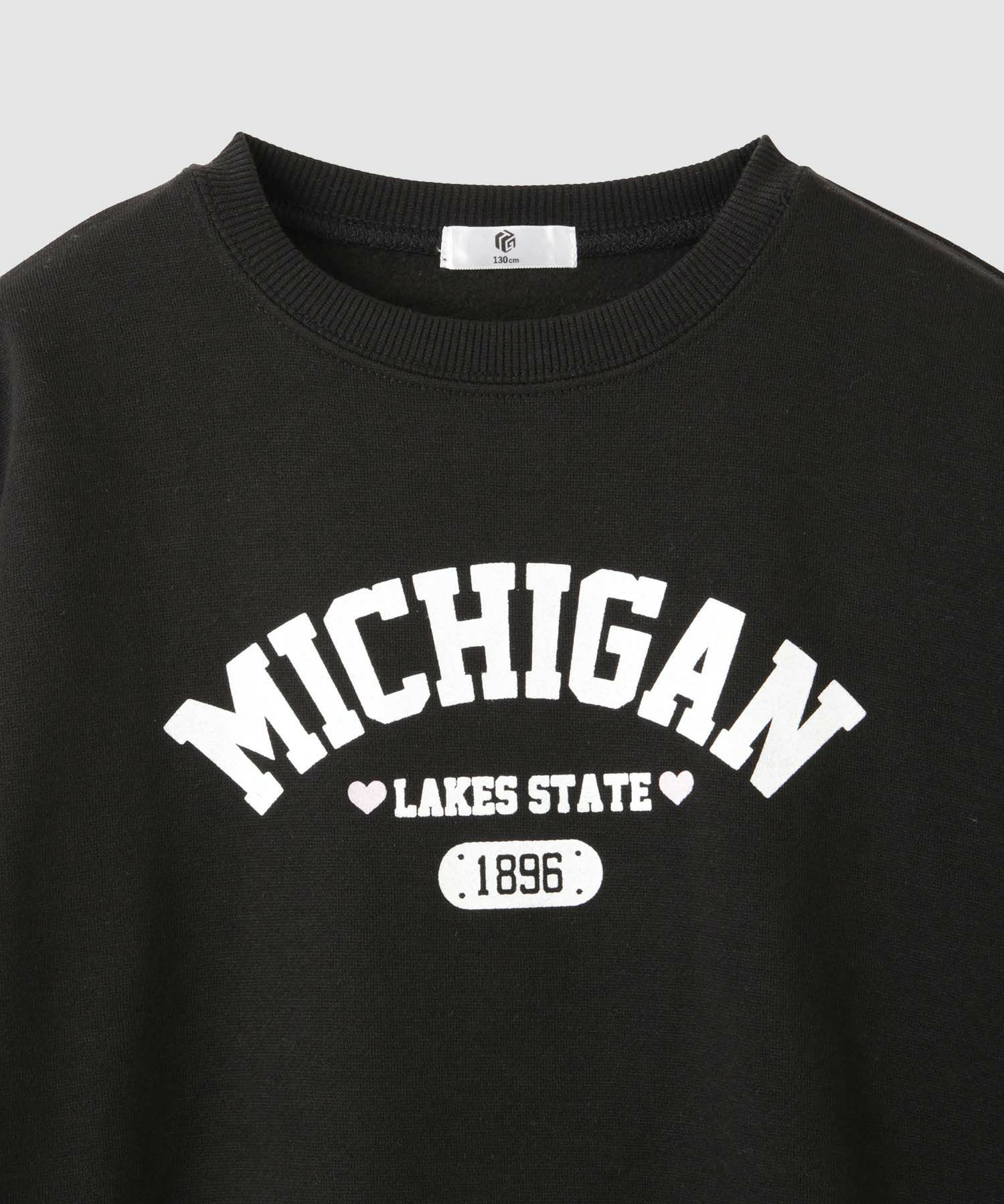 T-GRAPHICS 裏起毛ラバープリントトレーナー キッズ