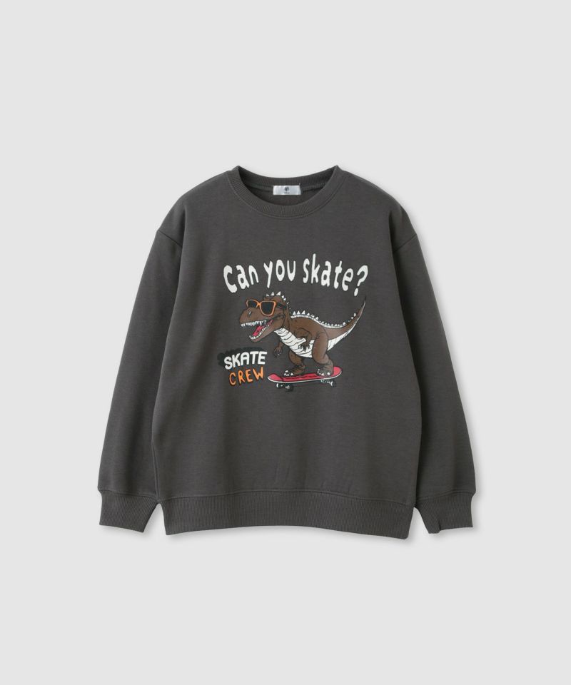 T-GRAPHICS 裏起毛ラバープリントトレーナー キッズ商品画像-1