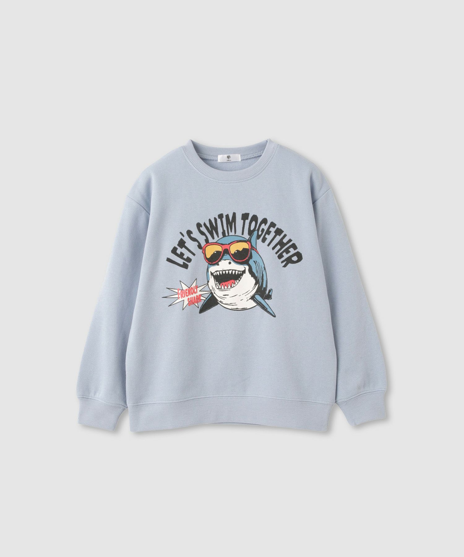 T-GRAPHICS 裏起毛ラバープリントトレーナー キッズ商品画像-2