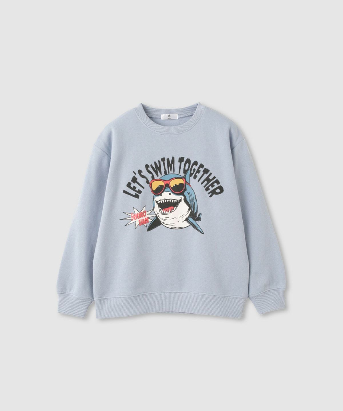 T-GRAPHICS 裏起毛ラバープリントトレーナー キッズ