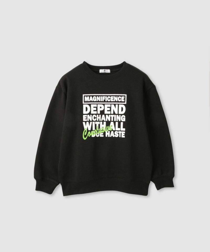 [値下げ]T-GRAPHICS 裏起毛ラバープリントトレーナー キッズ商品画像-1