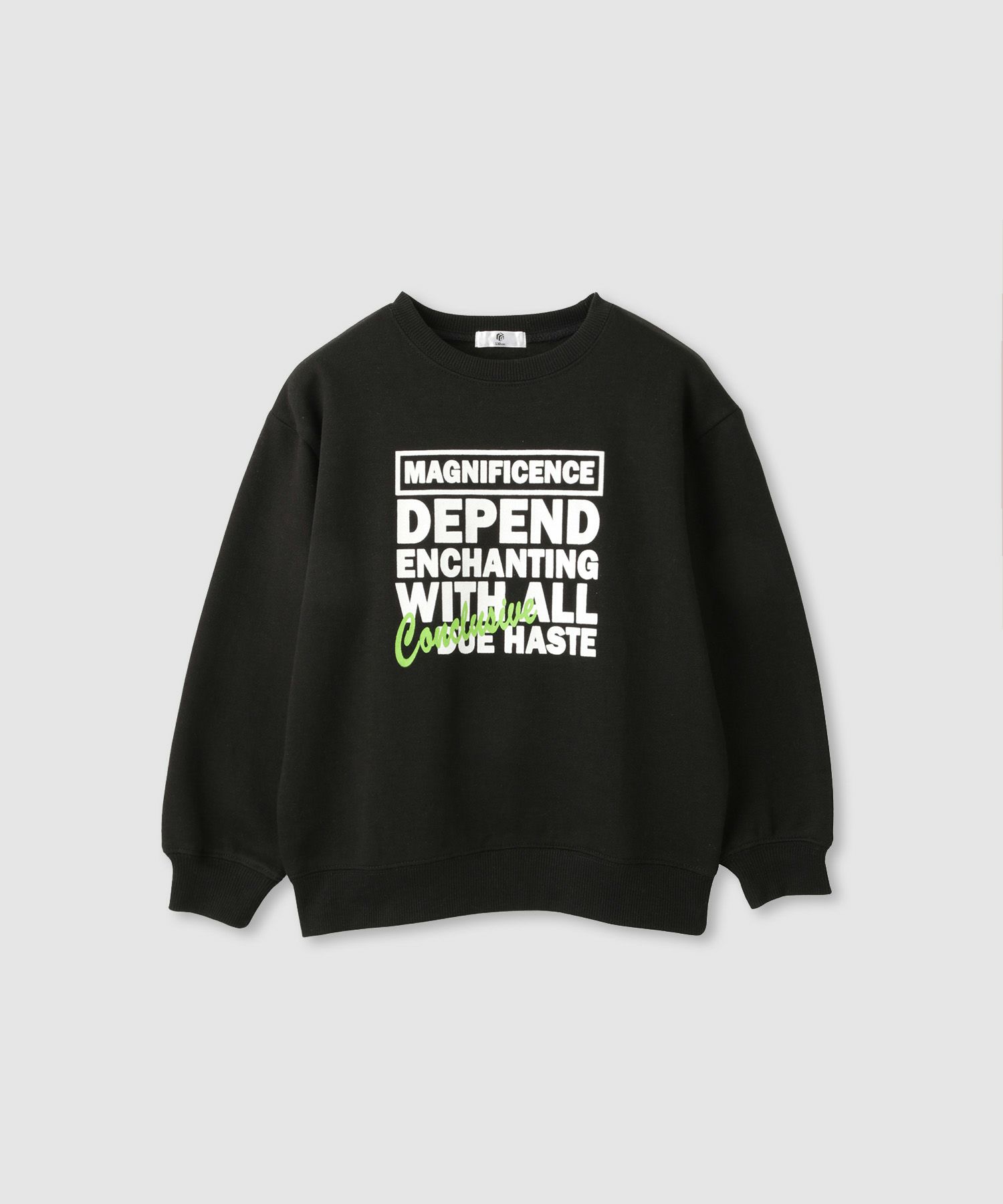 T-GRAPHICS 裏起毛ラバープリントトレーナー キッズ