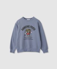 T-GRAPHICS 裏起毛ラバープリントトレーナー キッズ