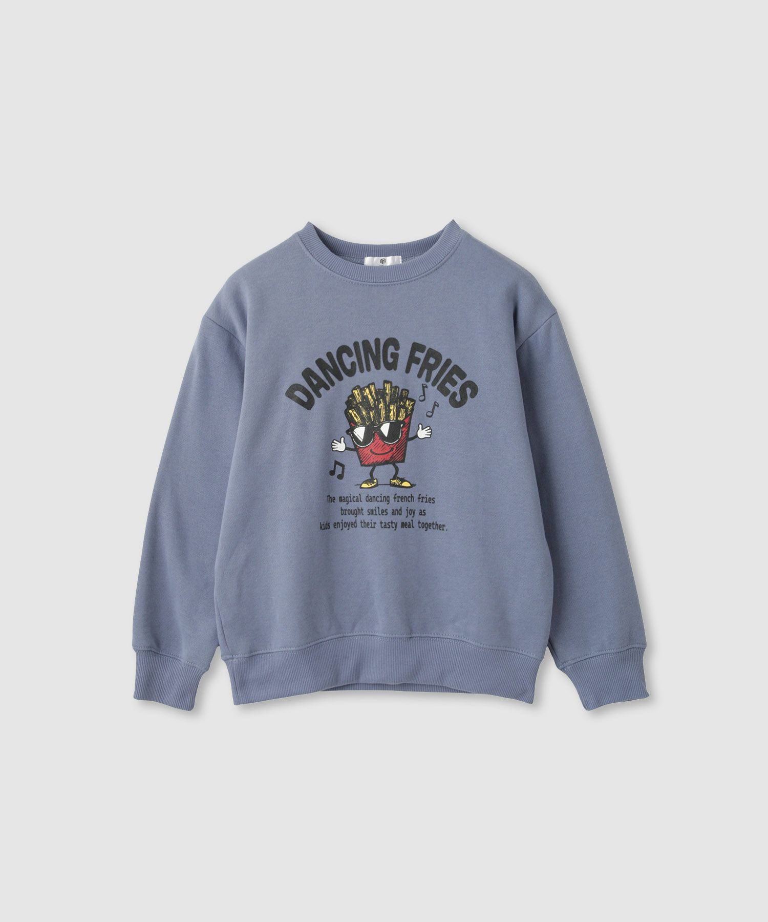 T-GRAPHICS 裏起毛ラバープリントトレーナー キッズ