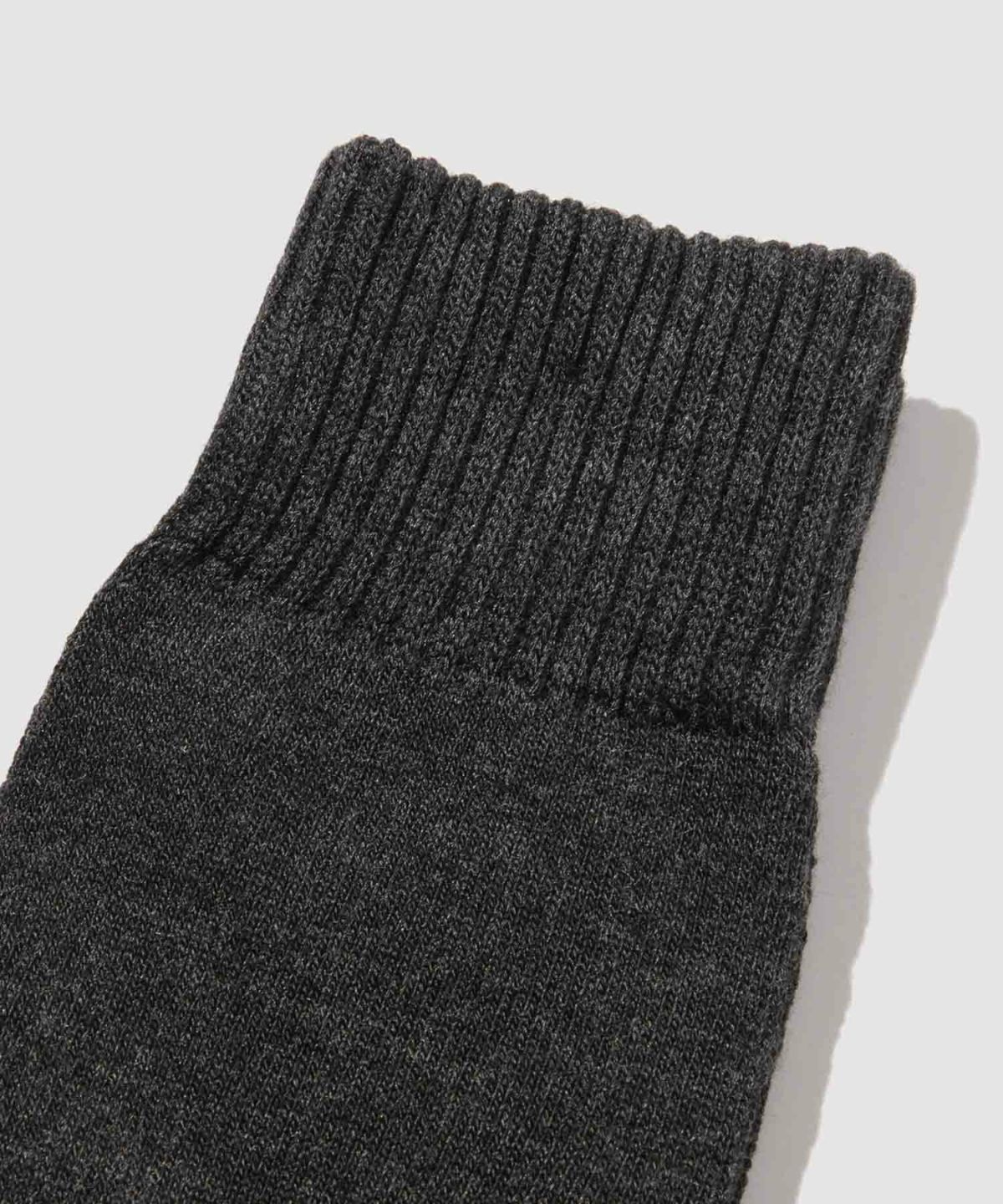 NAVY MAC HEAT クルーソックス 無地 メンズ