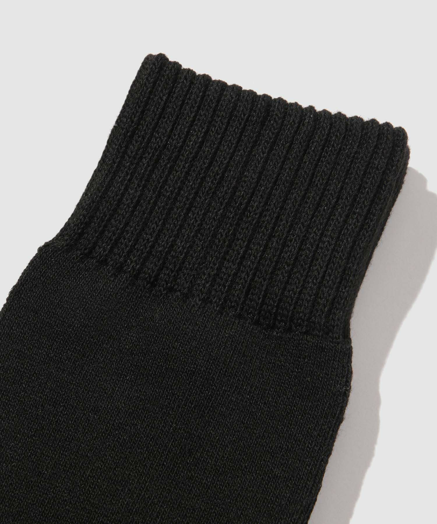 NAVY  MAC HEAT クルーソックス 無地 メンズ商品サムネイル-3