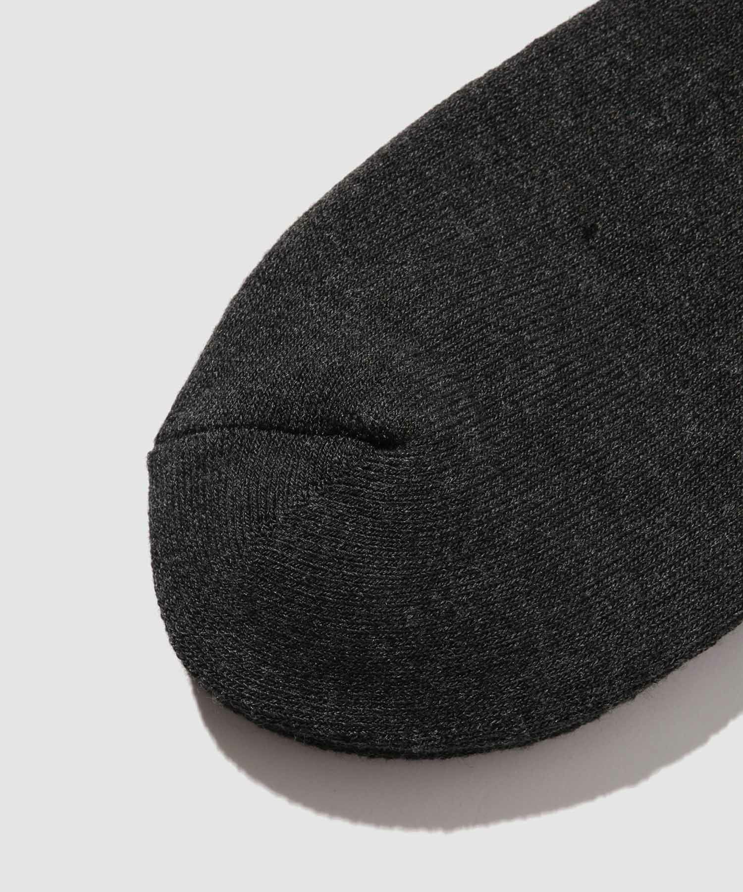 NAVY  MAC HEAT クルーソックス 無地 メンズ商品サムネイル-4