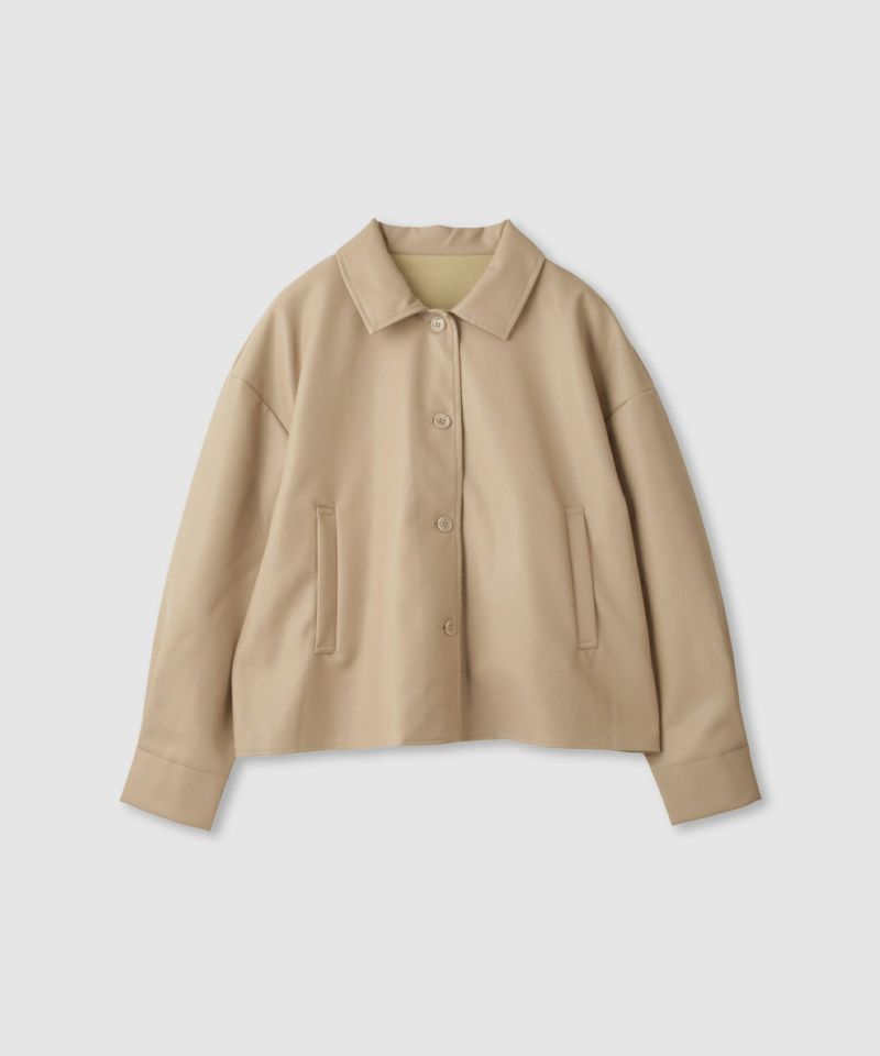 milli de l'air ソフト合皮ブルゾン レディース商品画像-15