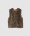 milli de l'air リンクルフェイクファーベスト レディース商品サムネイル-15