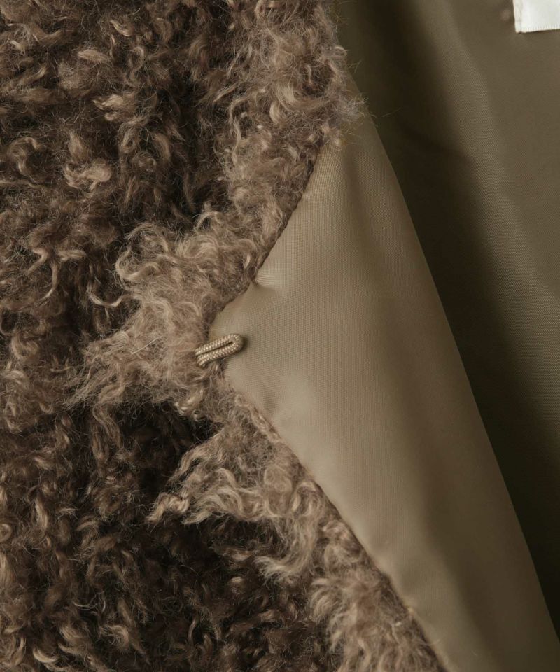 [最終さらに50%OFF]milli de l'air リンクルフェイクファーベスト レディース商品画像-19