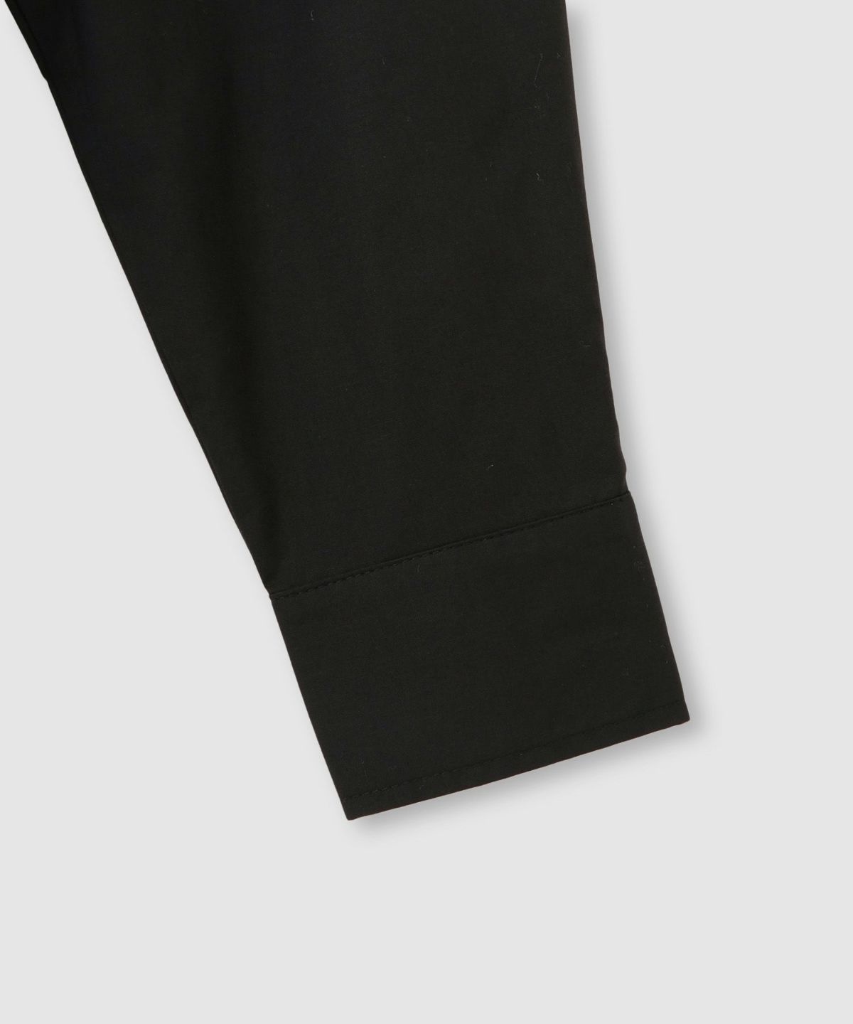 milli de l'air レースブロッキングバンドカラーシャツ レディース